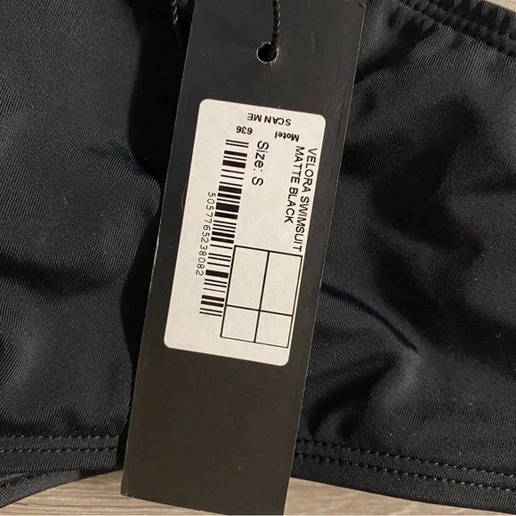 NWT Motel Velora black one piece swimsuit - Picture 5 of 6